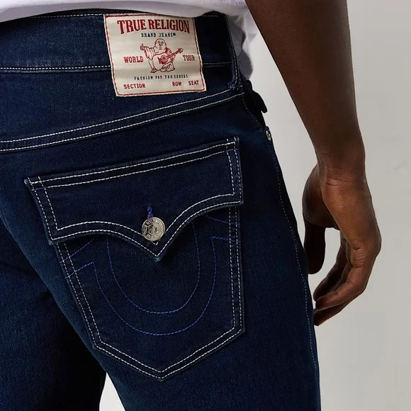 TRUE RELIGION RICKY SN FLAP STRAIGHT 36x34 JEANS